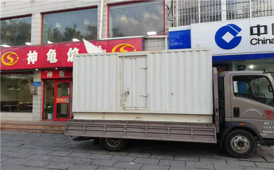 中平镇出租发电机施工案例